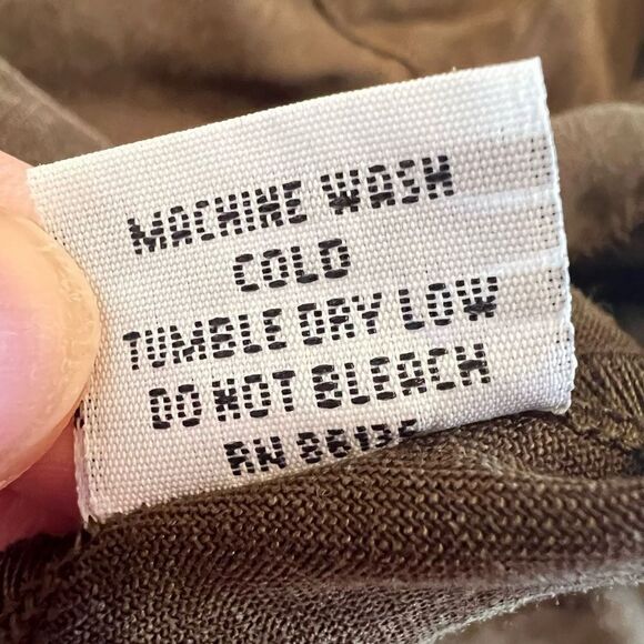 Bryn Walker Tencel Button Down Lagenlook Tunic Jacket Shirt Shacket Size L - Picture 8 of 8